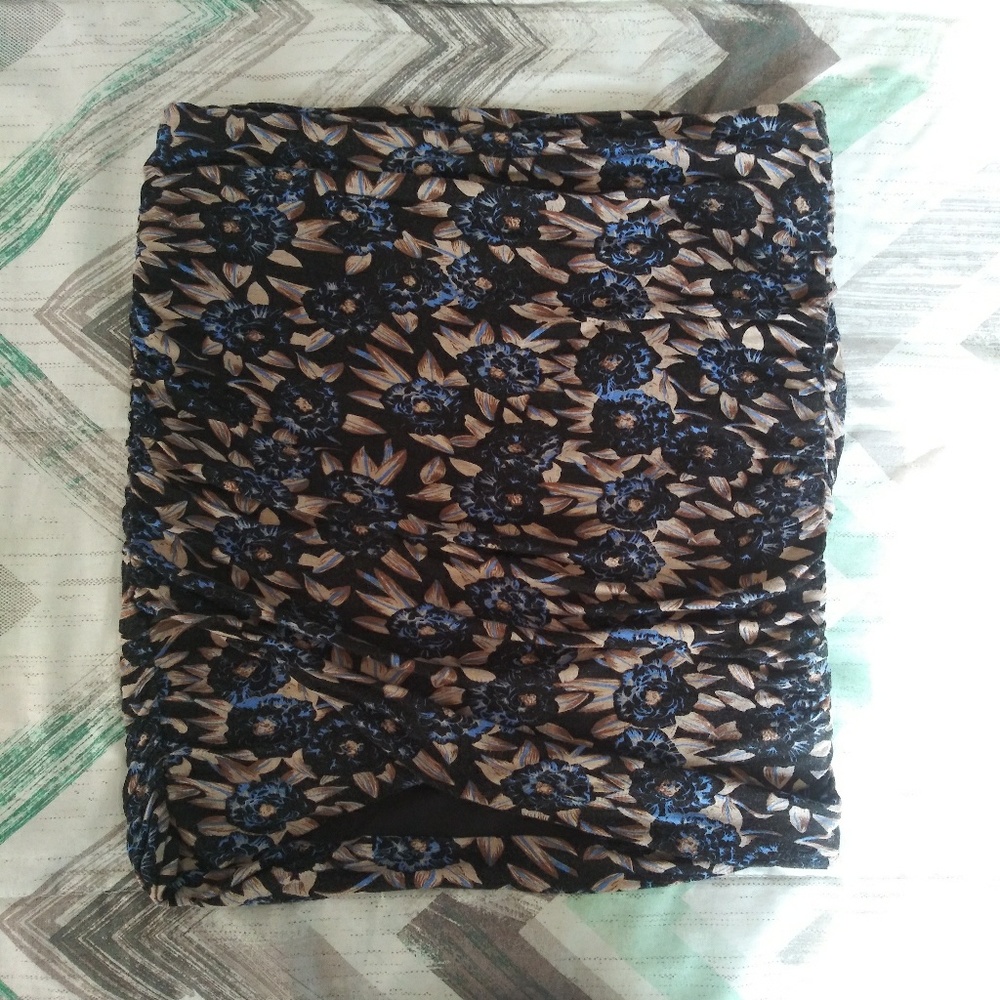 Free People · Floral tube top/skirt